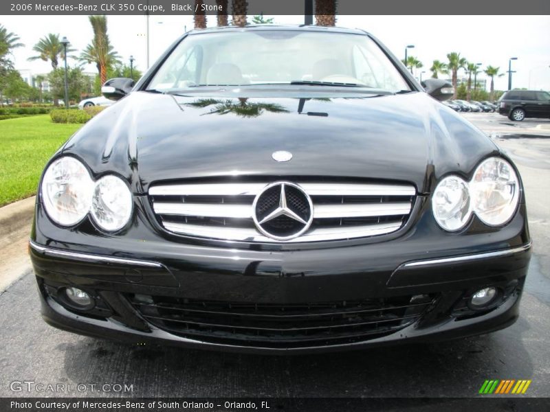 Black / Stone 2006 Mercedes-Benz CLK 350 Coupe