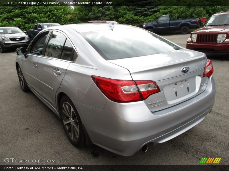 Ice Silver Metallic / Slate Black 2016 Subaru Legacy 2.5i Limited