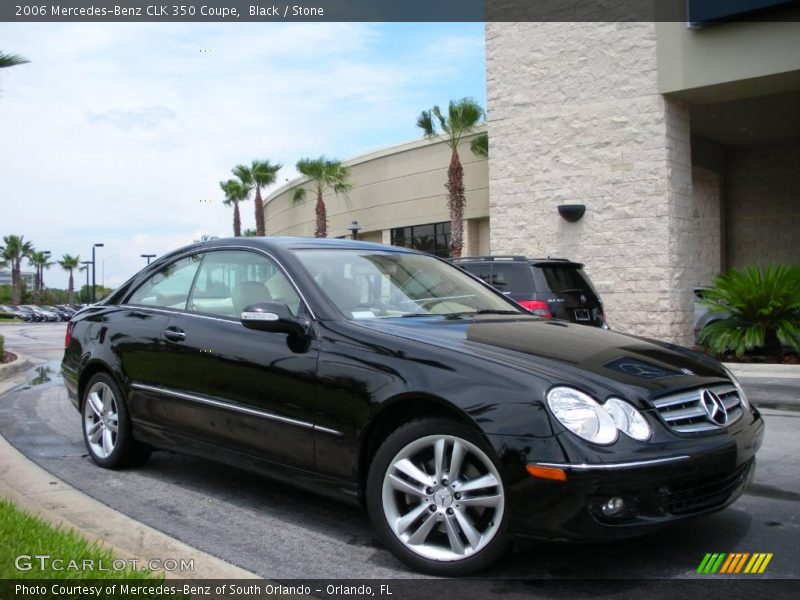 Black / Stone 2006 Mercedes-Benz CLK 350 Coupe