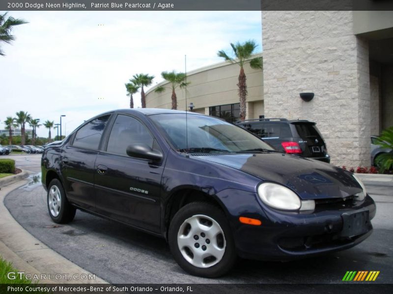 Patriot Blue Pearlcoat / Agate 2000 Dodge Neon Highline