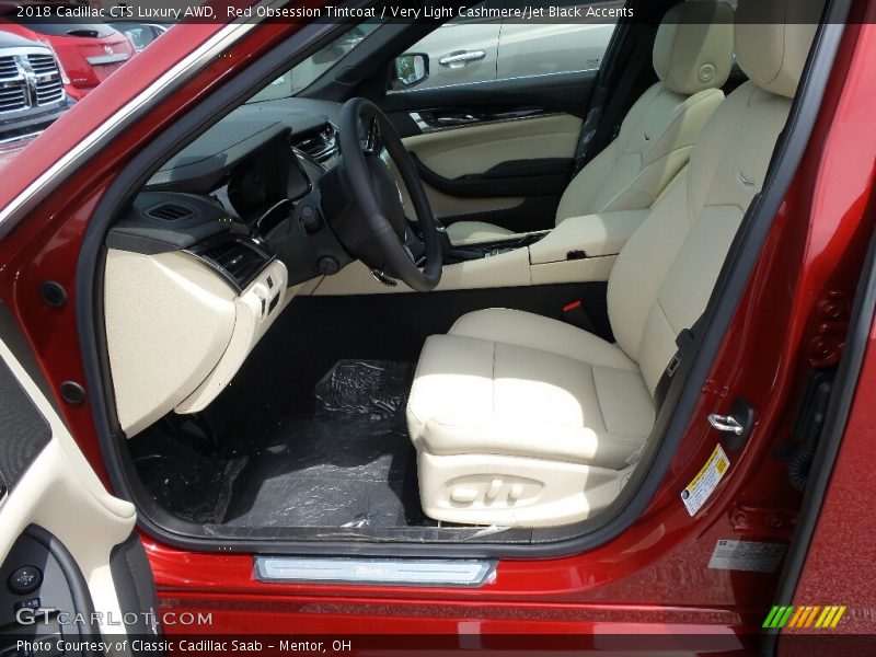 Red Obsession Tintcoat / Very Light Cashmere/Jet Black Accents 2018 Cadillac CTS Luxury AWD