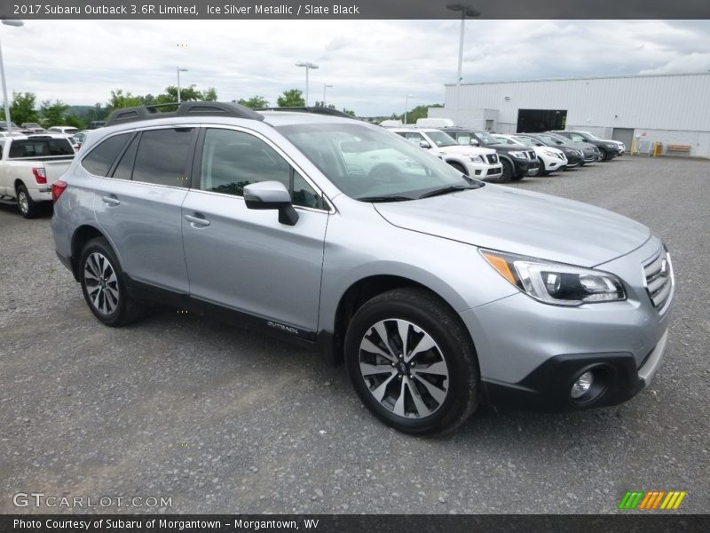 Ice Silver Metallic / Slate Black 2017 Subaru Outback 3.6R Limited