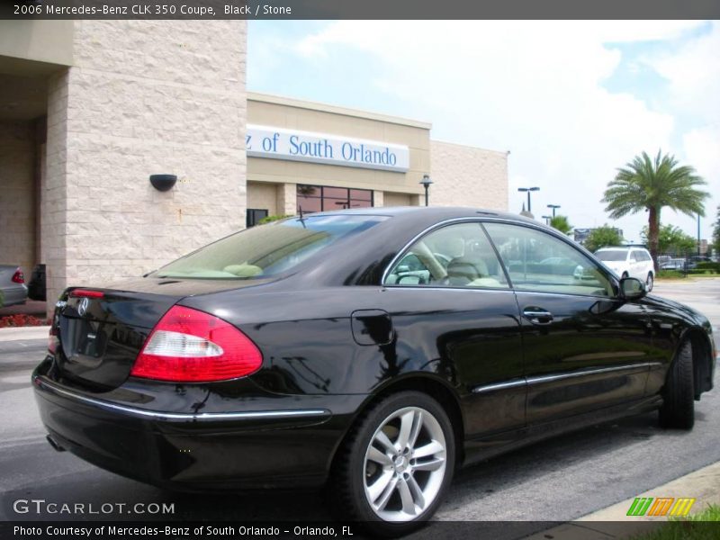 Black / Stone 2006 Mercedes-Benz CLK 350 Coupe