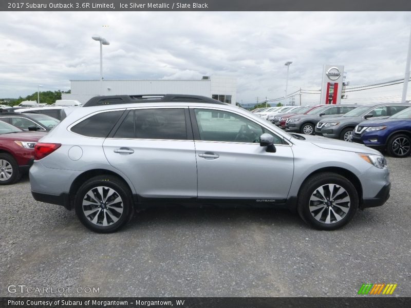 Ice Silver Metallic / Slate Black 2017 Subaru Outback 3.6R Limited