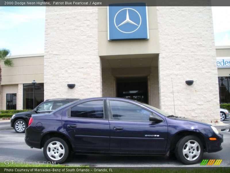 Patriot Blue Pearlcoat / Agate 2000 Dodge Neon Highline