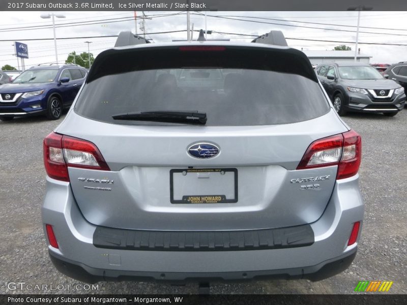 Ice Silver Metallic / Slate Black 2017 Subaru Outback 3.6R Limited