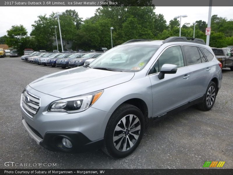 Ice Silver Metallic / Slate Black 2017 Subaru Outback 3.6R Limited