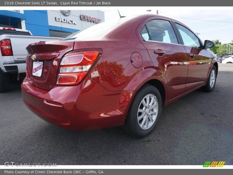 Cajun Red Tintcoat / Jet Black 2018 Chevrolet Sonic LT Sedan