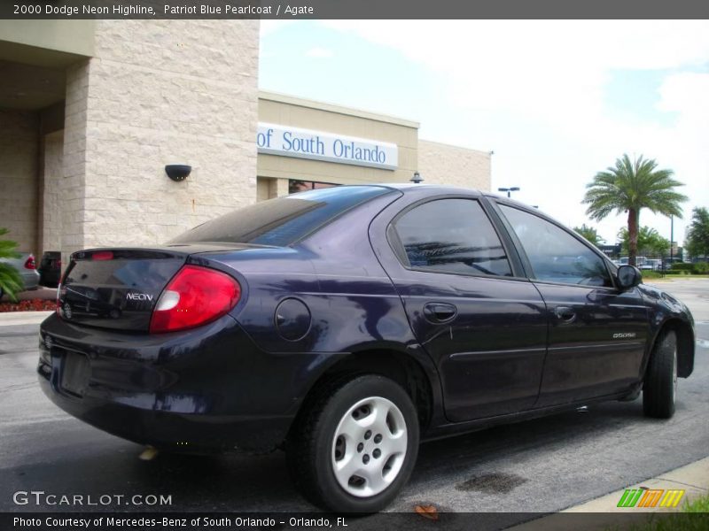 Patriot Blue Pearlcoat / Agate 2000 Dodge Neon Highline