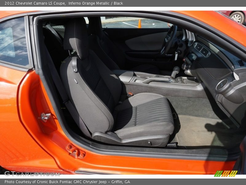 Inferno Orange Metallic / Black 2012 Chevrolet Camaro LS Coupe