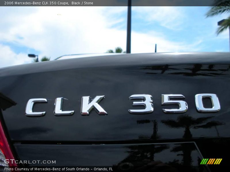 Black / Stone 2006 Mercedes-Benz CLK 350 Coupe