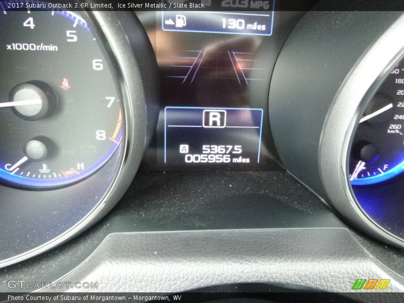Ice Silver Metallic / Slate Black 2017 Subaru Outback 3.6R Limited