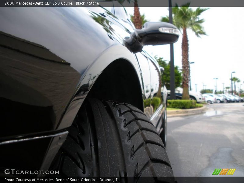 Black / Stone 2006 Mercedes-Benz CLK 350 Coupe