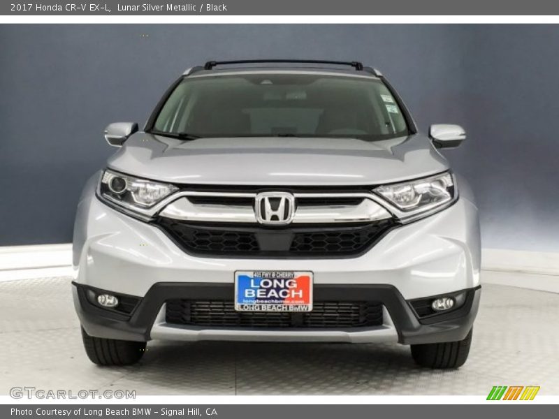 Lunar Silver Metallic / Black 2017 Honda CR-V EX-L