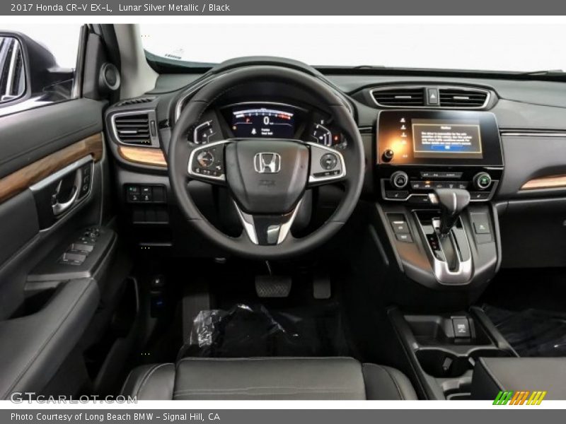 Lunar Silver Metallic / Black 2017 Honda CR-V EX-L