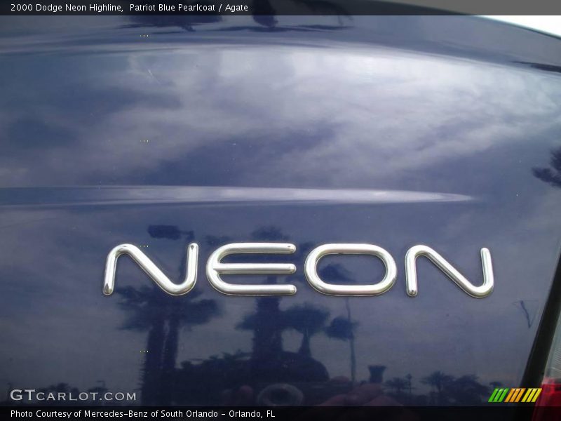 Patriot Blue Pearlcoat / Agate 2000 Dodge Neon Highline