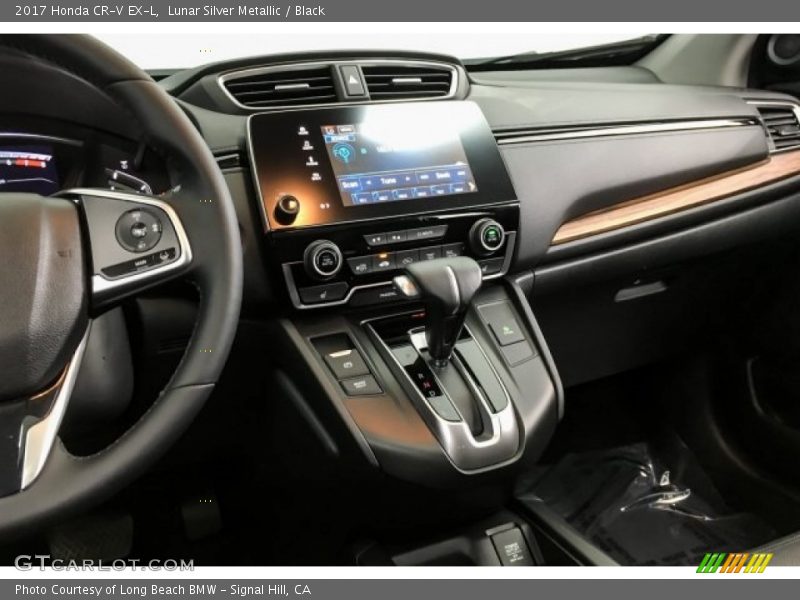 Lunar Silver Metallic / Black 2017 Honda CR-V EX-L