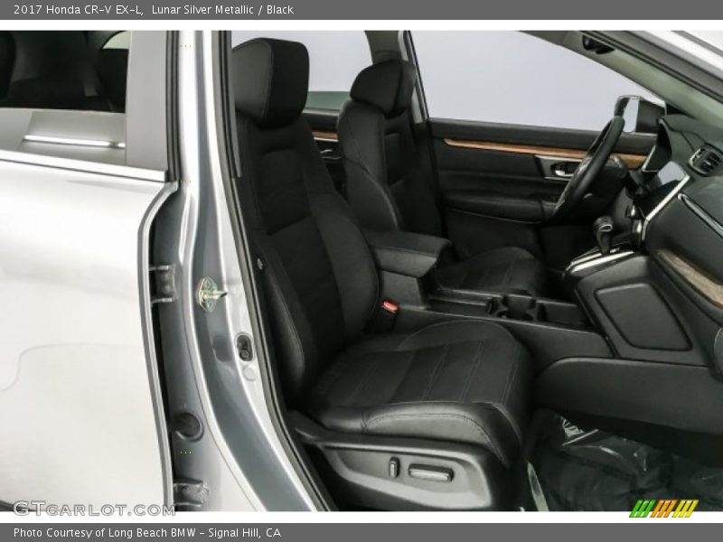 Lunar Silver Metallic / Black 2017 Honda CR-V EX-L
