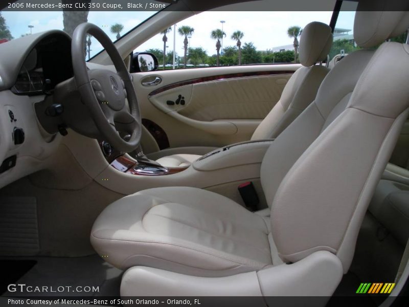 Black / Stone 2006 Mercedes-Benz CLK 350 Coupe