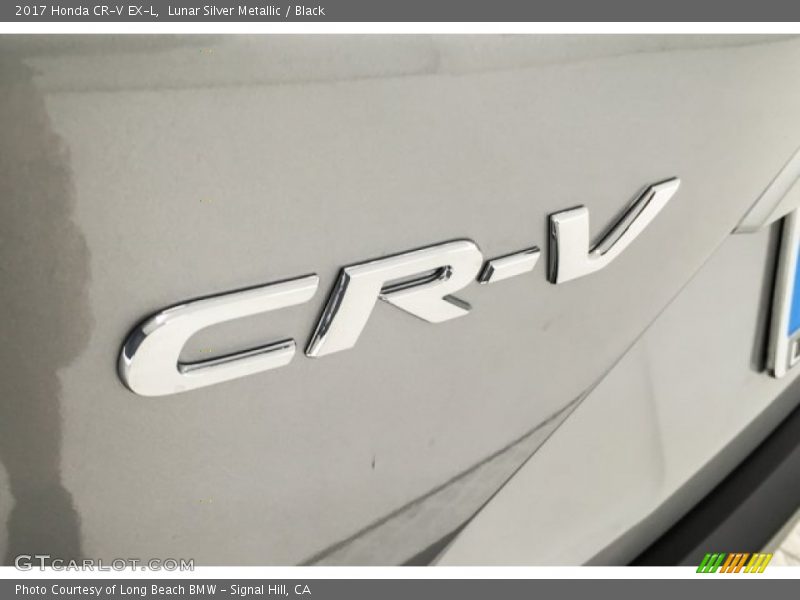 Lunar Silver Metallic / Black 2017 Honda CR-V EX-L