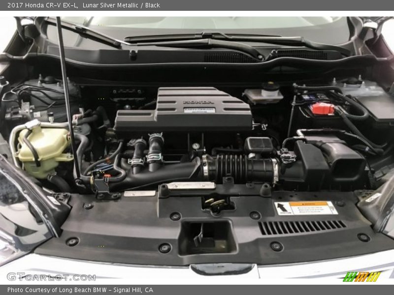 Lunar Silver Metallic / Black 2017 Honda CR-V EX-L