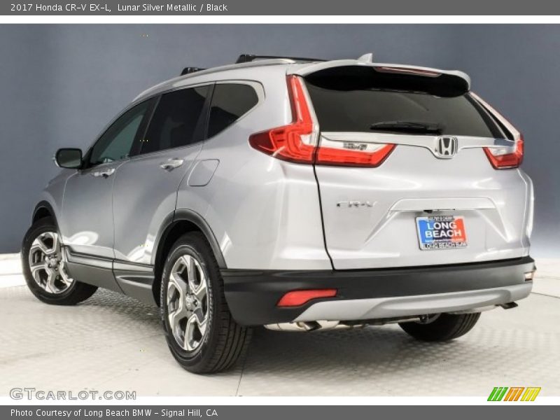Lunar Silver Metallic / Black 2017 Honda CR-V EX-L