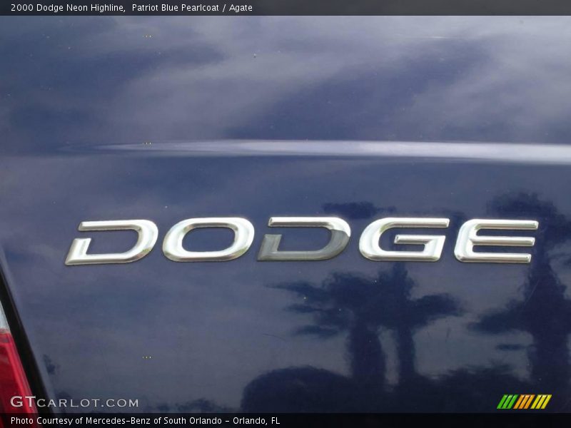 Patriot Blue Pearlcoat / Agate 2000 Dodge Neon Highline