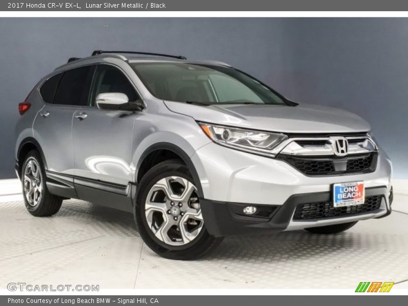 Lunar Silver Metallic / Black 2017 Honda CR-V EX-L