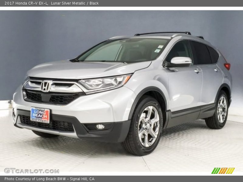 Lunar Silver Metallic / Black 2017 Honda CR-V EX-L