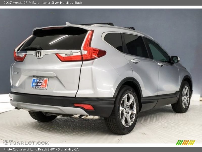 Lunar Silver Metallic / Black 2017 Honda CR-V EX-L