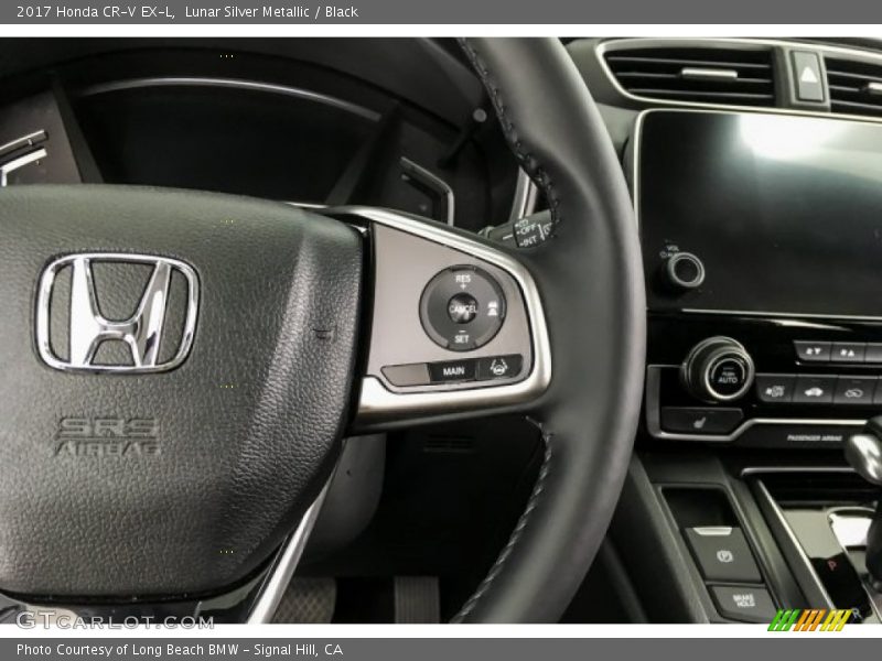 Lunar Silver Metallic / Black 2017 Honda CR-V EX-L