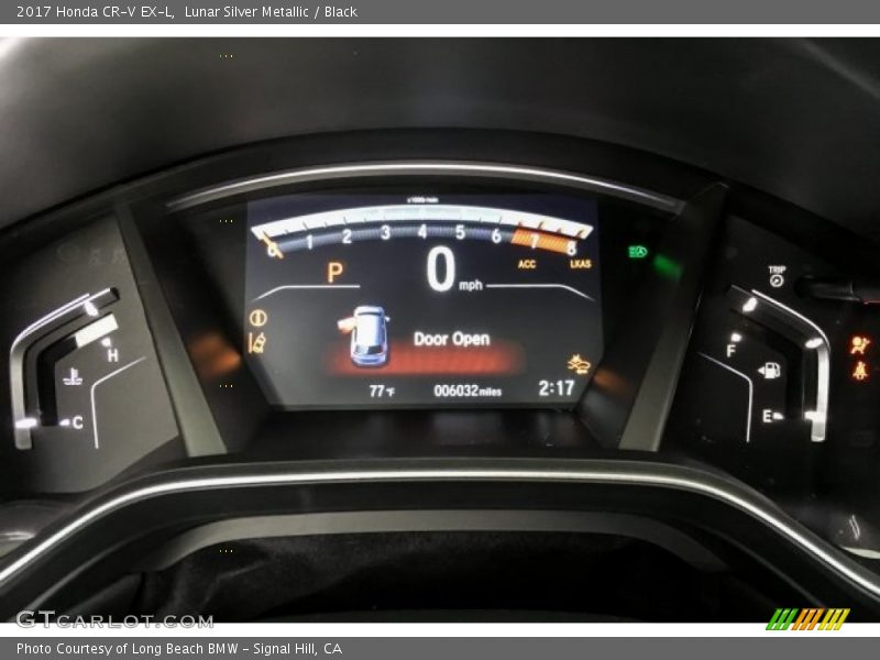 Lunar Silver Metallic / Black 2017 Honda CR-V EX-L