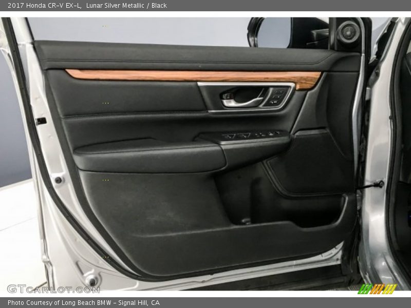 Lunar Silver Metallic / Black 2017 Honda CR-V EX-L