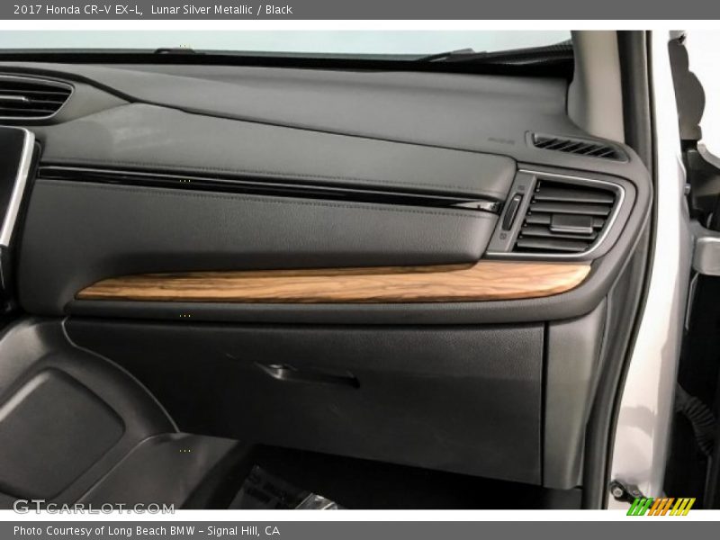 Lunar Silver Metallic / Black 2017 Honda CR-V EX-L