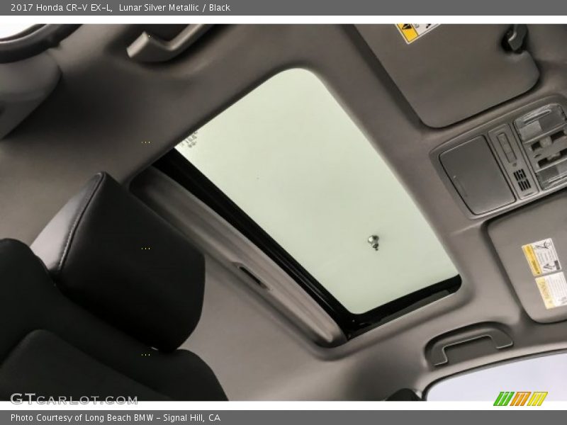 Lunar Silver Metallic / Black 2017 Honda CR-V EX-L