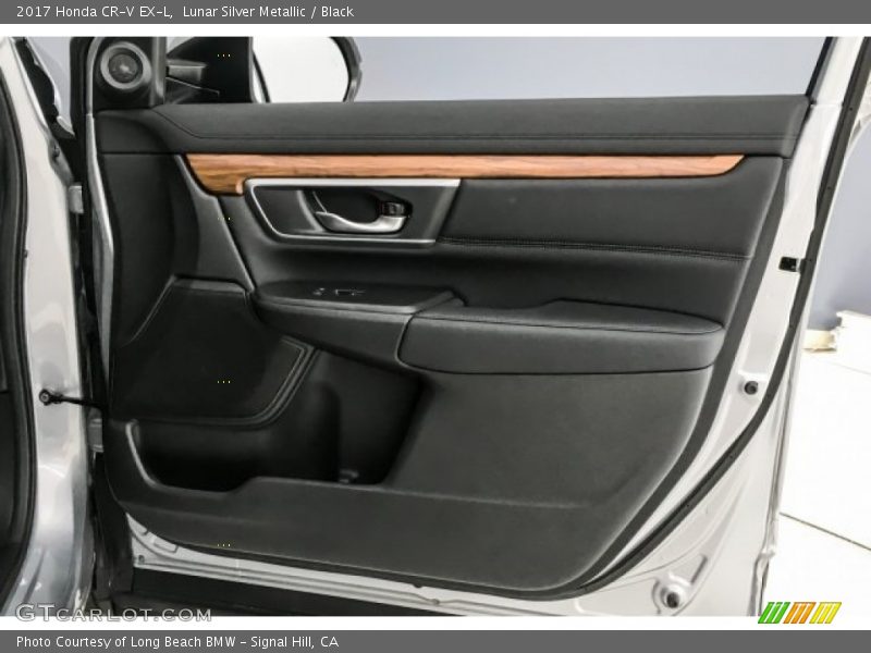 Lunar Silver Metallic / Black 2017 Honda CR-V EX-L