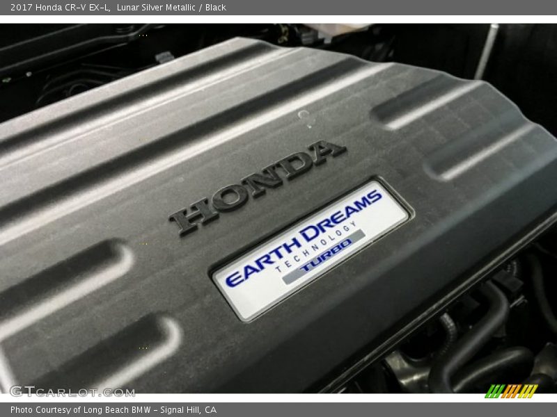 Lunar Silver Metallic / Black 2017 Honda CR-V EX-L