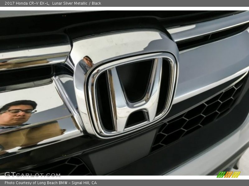 Lunar Silver Metallic / Black 2017 Honda CR-V EX-L