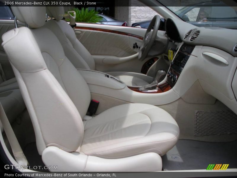 Black / Stone 2006 Mercedes-Benz CLK 350 Coupe