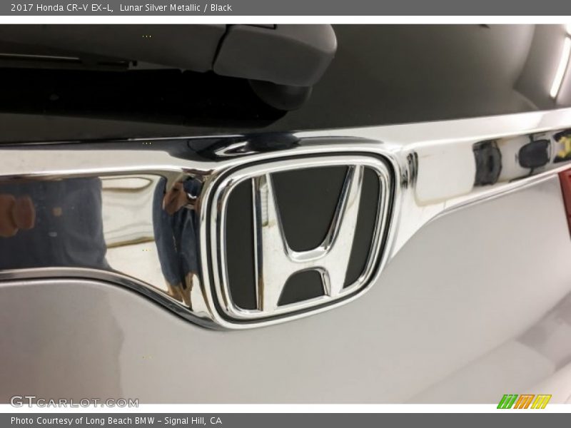 Lunar Silver Metallic / Black 2017 Honda CR-V EX-L