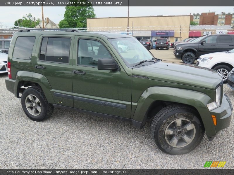 Jeep Green Metallic / Pastel Slate Gray 2008 Jeep Liberty Sport 4x4