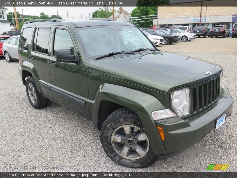 Jeep Green Metallic / Pastel Slate Gray 2008 Jeep Liberty Sport 4x4