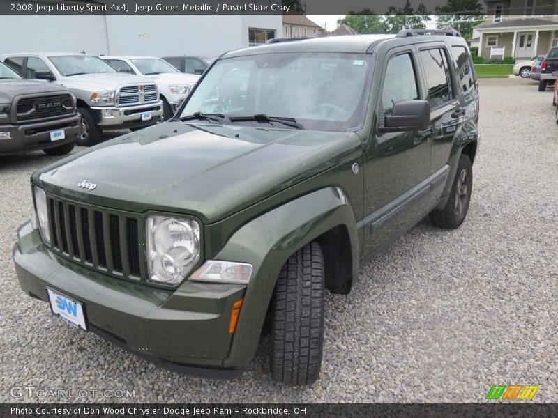 Jeep Green Metallic / Pastel Slate Gray 2008 Jeep Liberty Sport 4x4