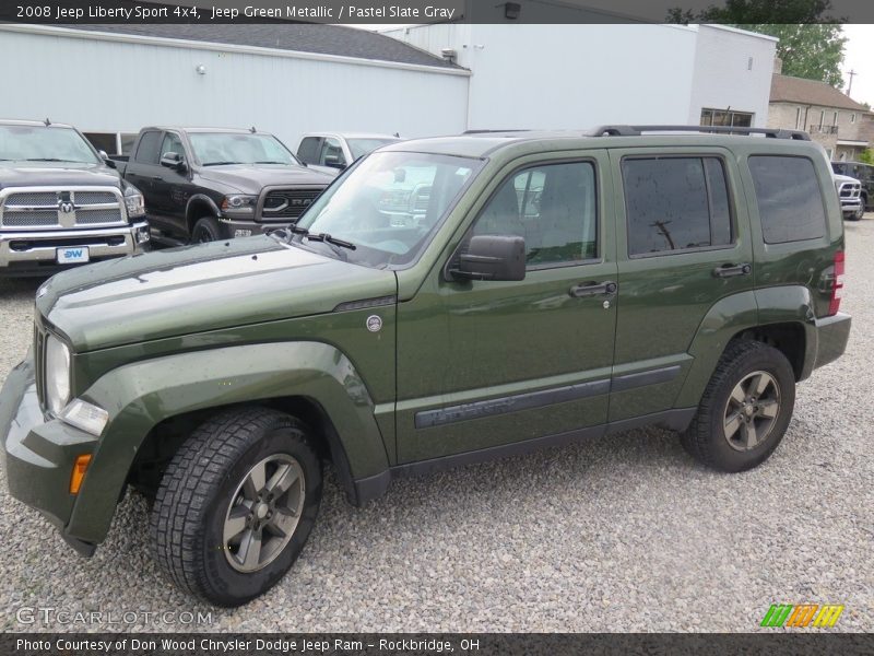 Jeep Green Metallic / Pastel Slate Gray 2008 Jeep Liberty Sport 4x4