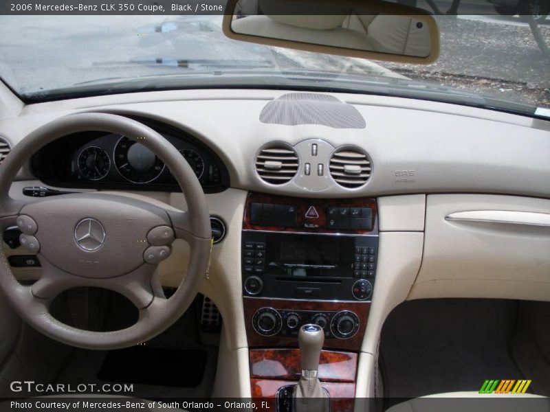 Black / Stone 2006 Mercedes-Benz CLK 350 Coupe