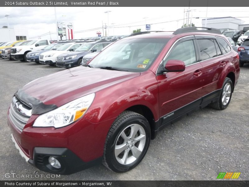 Venetian Red Pearl / Black 2014 Subaru Outback 2.5i Limited