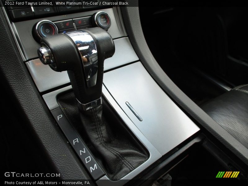 White Platinum Tri-Coat / Charcoal Black 2012 Ford Taurus Limited