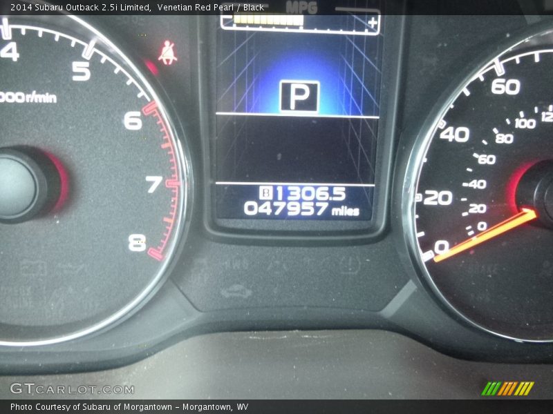 Venetian Red Pearl / Black 2014 Subaru Outback 2.5i Limited