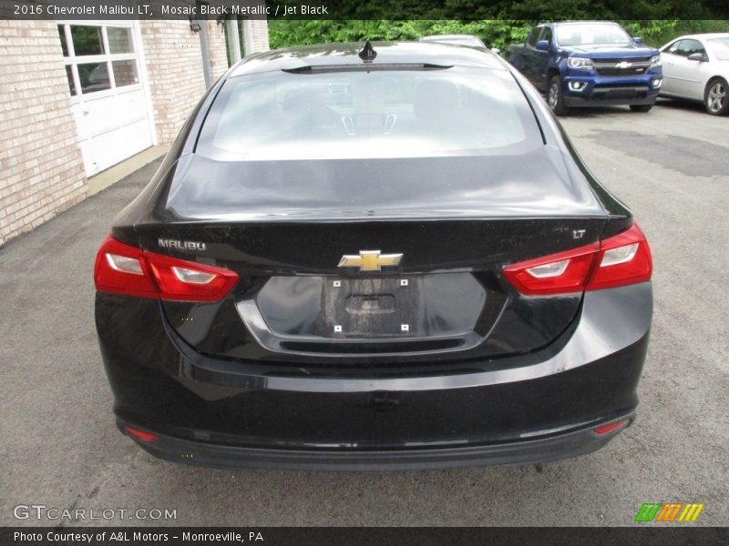Mosaic Black Metallic / Jet Black 2016 Chevrolet Malibu LT