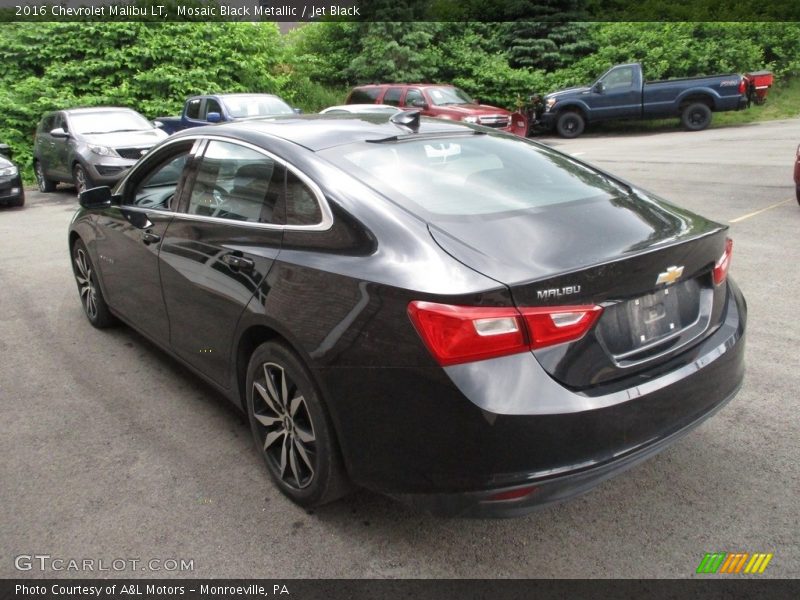 Mosaic Black Metallic / Jet Black 2016 Chevrolet Malibu LT